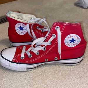 Women’s Red Hightop Converse